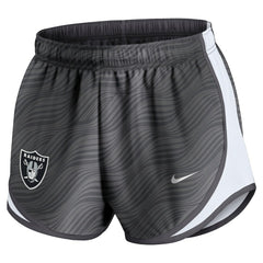 Las Vegas Raiders Women's Tempo Dri-FIT Shorts - Anthracite - Nike