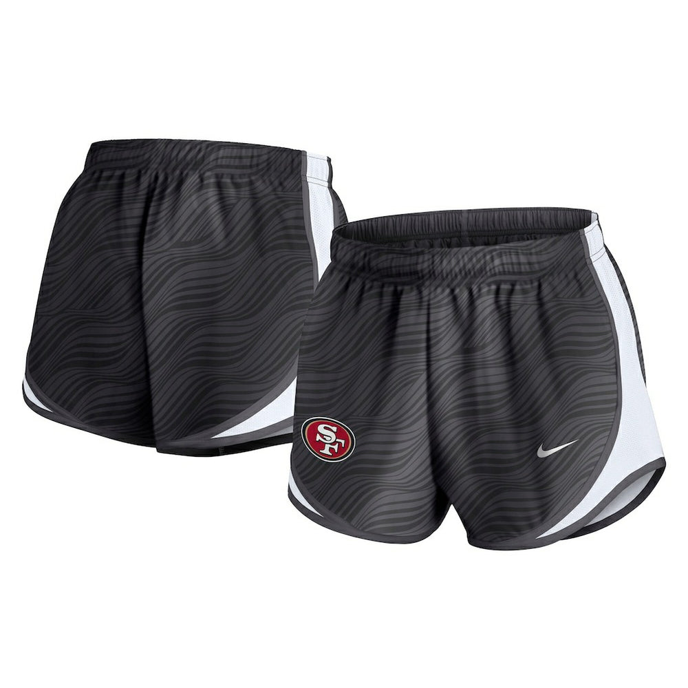 San Francisco 49ers Women's Tempo Dri-FIT Shorts - Anthracite - Nike