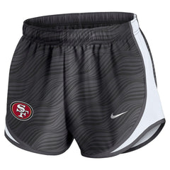 San Francisco 49ers Women's Tempo Dri-FIT Shorts - Anthracite - Nike