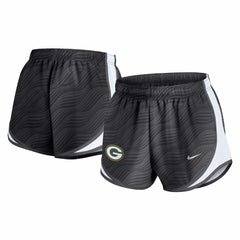 Green Bay Packers Women's Tempo Dri-FIT Shorts - Anthracite - Nike
