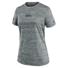 Seattle Seahawks Women's Sideline Velocity Dri-FIT T-Shirt - Gray - Nike