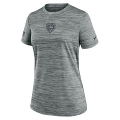 Chicago Bears Women's Sideline Velocity Dri-FIT T-Shirt - Gray - Nike