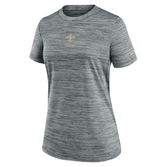 New Orleans Saints Women's Sideline Velocity Dri-FIT T-Shirt - Gray - Nike