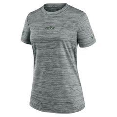 New York Jets Women's Sideline Velocity Dri-FIT T-Shirt - Gray - Nike