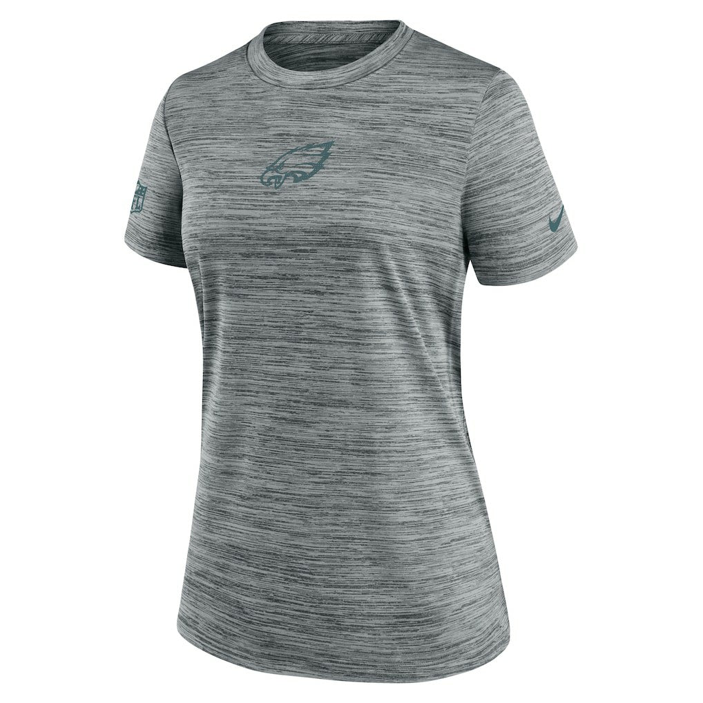 Philadelphia Eagles Women's Sideline Velocity Dri-FIT T-Shirt - Gray - Nike