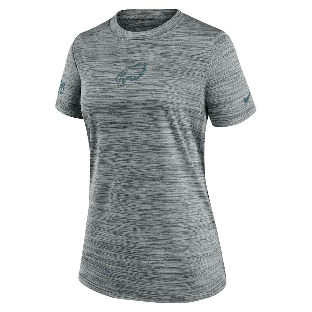 Philadelphia Eagles Women's Sideline Velocity Dri-FIT T-Shirt - Gray - Nike