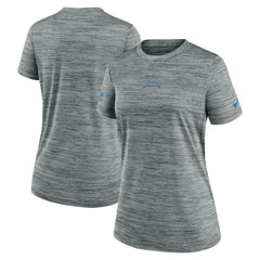 Los Angeles Chargers Women's Sideline Velocity Dri-FIT T-Shirt - Gray - Nike