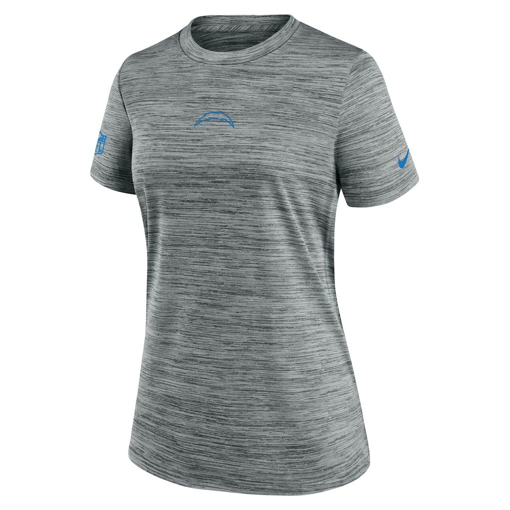 Los Angeles Chargers Women's Sideline Velocity Dri-FIT T-Shirt - Gray - Nike