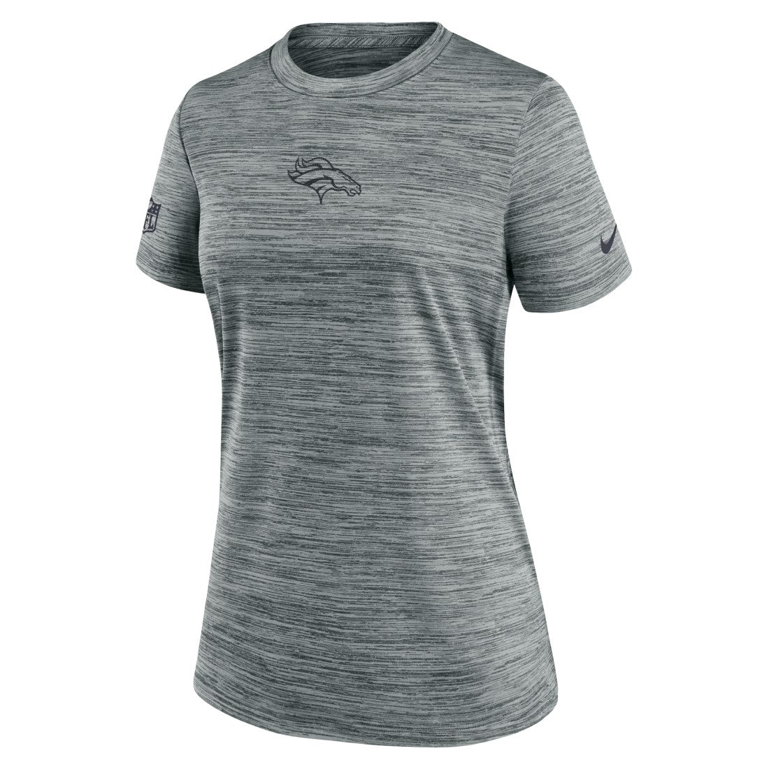 Denver Broncos Women's Sideline Velocity Dri-FIT T-Shirt - Gray - Nike
