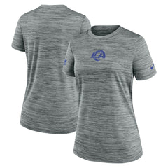 Los Angeles Rams Women's Sideline Velocity Dri-FIT T-Shirt - Gray - Nike