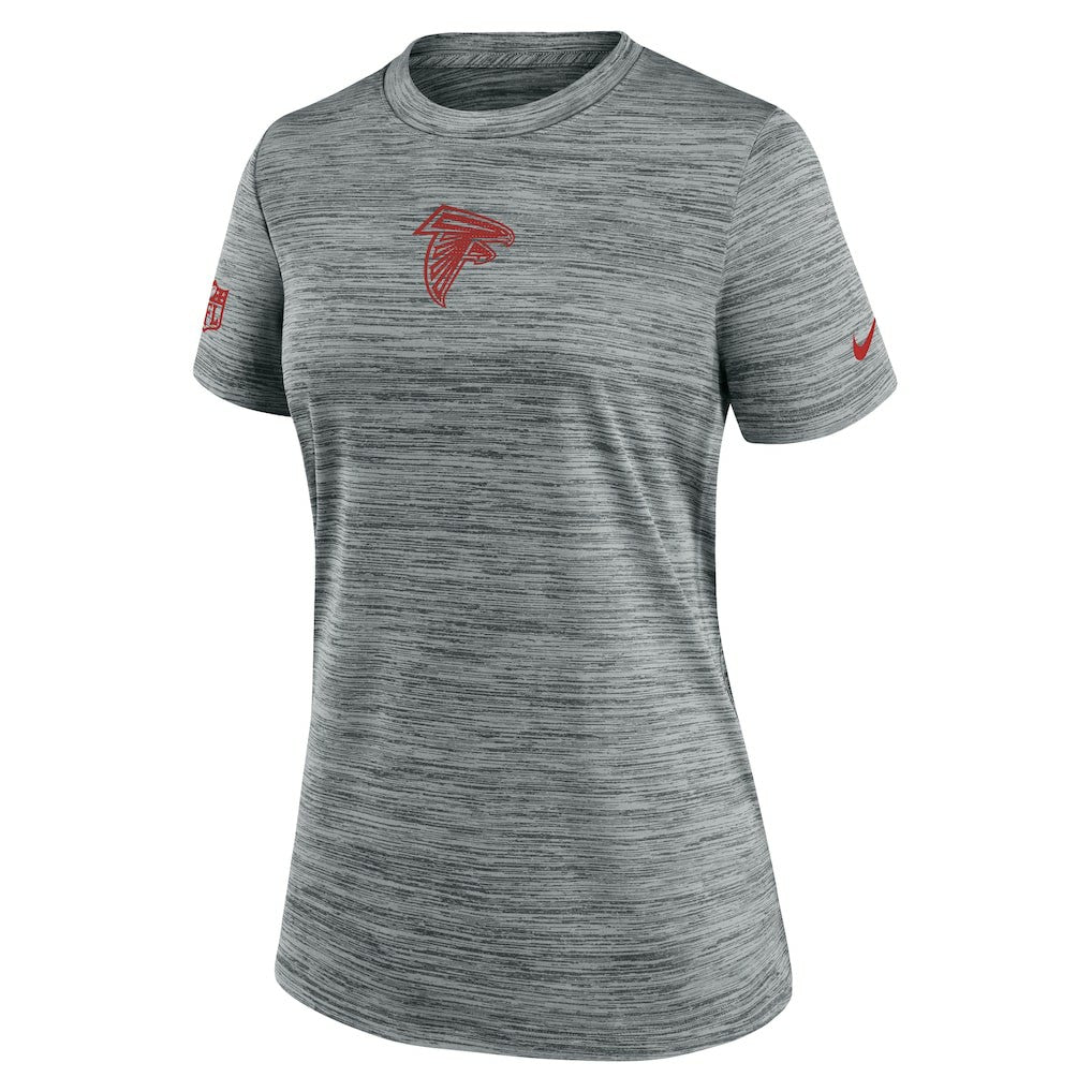 Atlanta Falcons Women's Sideline Velocity Dri-FIT T-Shirt - Gray - Nike