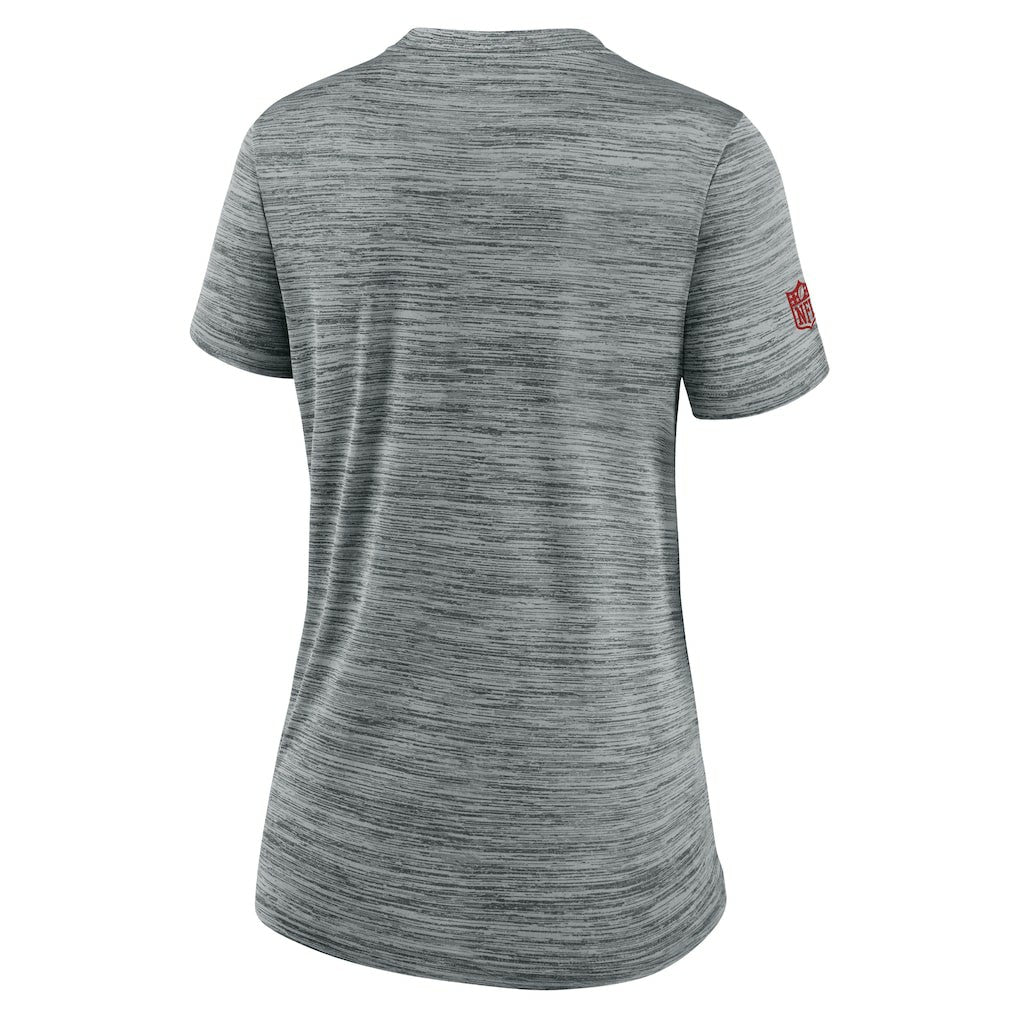 Atlanta Falcons Women's Sideline Velocity Dri-FIT T-Shirt - Gray - Nike