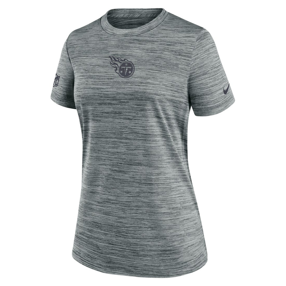 Tennessee Titans Women's Sideline Velocity Dri-FIT T-Shirt - Gray - Nike