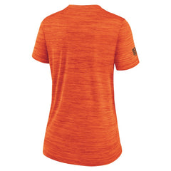 Cleveland Browns Women's Sideline Velocity Dri-FIT T-Shirt - Orange - Nike