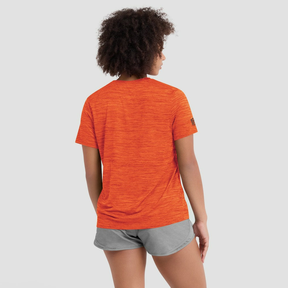 Cleveland Browns Women's Sideline Velocity Dri-FIT T-Shirt - Orange - Nike