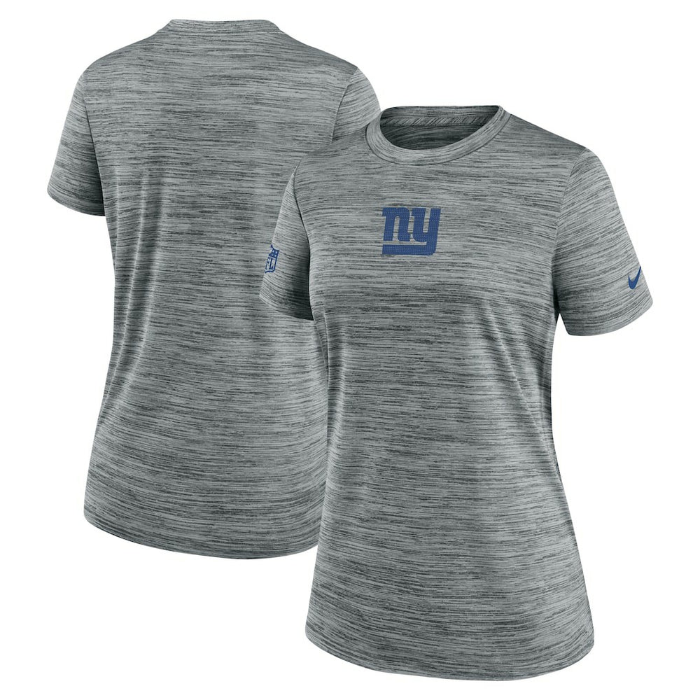 New York Giants Women's Sideline Velocity Dri-FIT T-Shirt - Gray - Nike