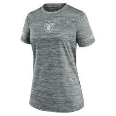 Las Vegas Raiders Women's Sideline Velocity Dri-FIT T-Shirt - Gray - Nike
