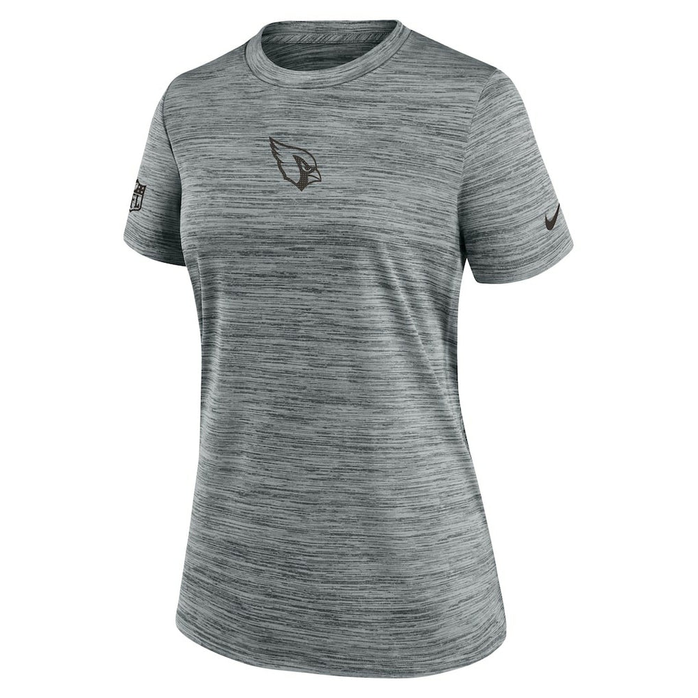 Arizona Cardinals Women's Sideline Velocity Dri-FIT T-Shirt - Gray - Nike