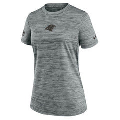 Carolina Panthers Women's Sideline Velocity Dri-FIT T-Shirt - Gray - Nike