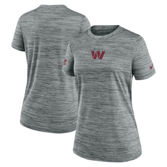 Washington Commanders Women's Sideline Velocity Dri-FIT T-Shirt - Gray - Nike