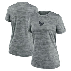 Houston Texans Women's Sideline Velocity Dri-FIT T-Shirt - Gray - Nike