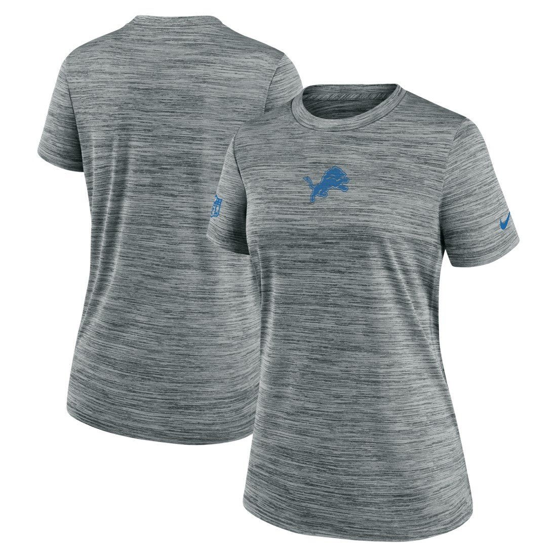 Detroit Lions Women's Sideline Velocity Dri-FIT T-Shirt - Gray - Nike