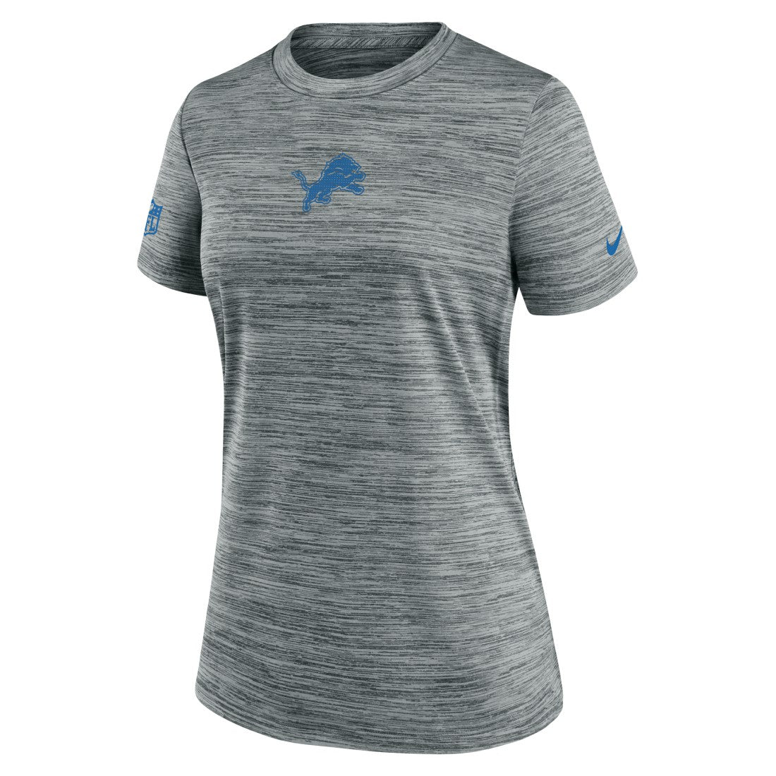 Detroit Lions Women's Sideline Velocity Dri-FIT T-Shirt - Gray - Nike