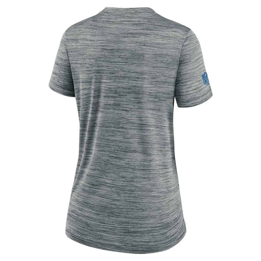 Detroit Lions Women's Sideline Velocity Dri-FIT T-Shirt - Gray - Nike