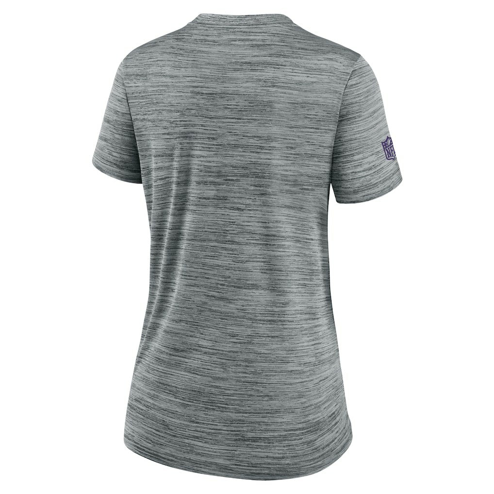 Minnesota Vikings Women's Sideline Velocity Dri-FIT T-Shirt - Gray - Nike