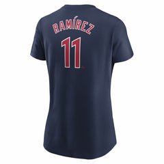 José Ramírez Cleveland Guardians Nike Women's Cooperstown Collection Fuse Name & Number T-Shirt Discount