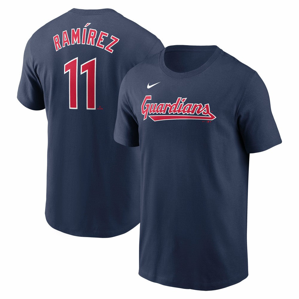 Jose Ramirez Cleveland Guardians Nike Fuse Name & Number T-Shirt Online