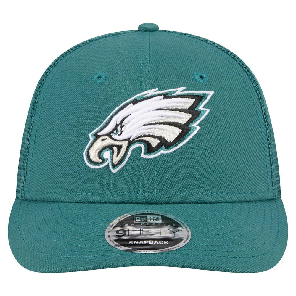 Philadelphia Eagles New Era Low Profile 9FIFTY Snapback Hat - Midnight Green - NFL
