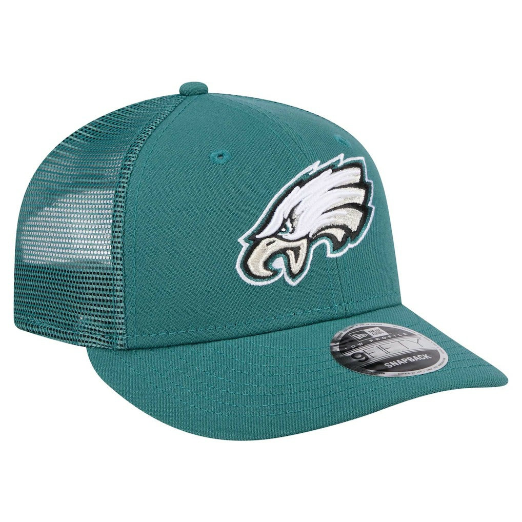 Philadelphia Eagles New Era Low Profile 9FIFTY Snapback Hat - Midnight Green - NFL