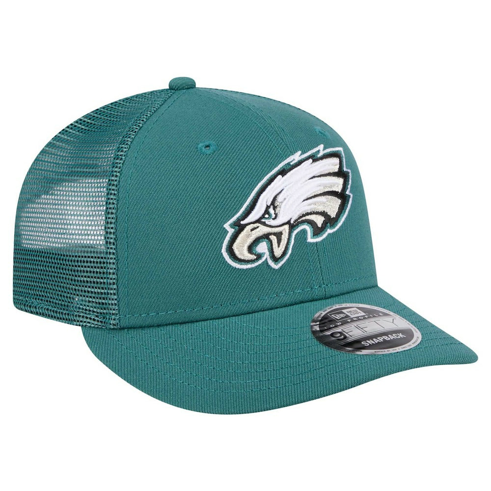 Philadelphia Eagles New Era Low Profile 9FIFTY Snapback Hat - Midnight Green - NFL