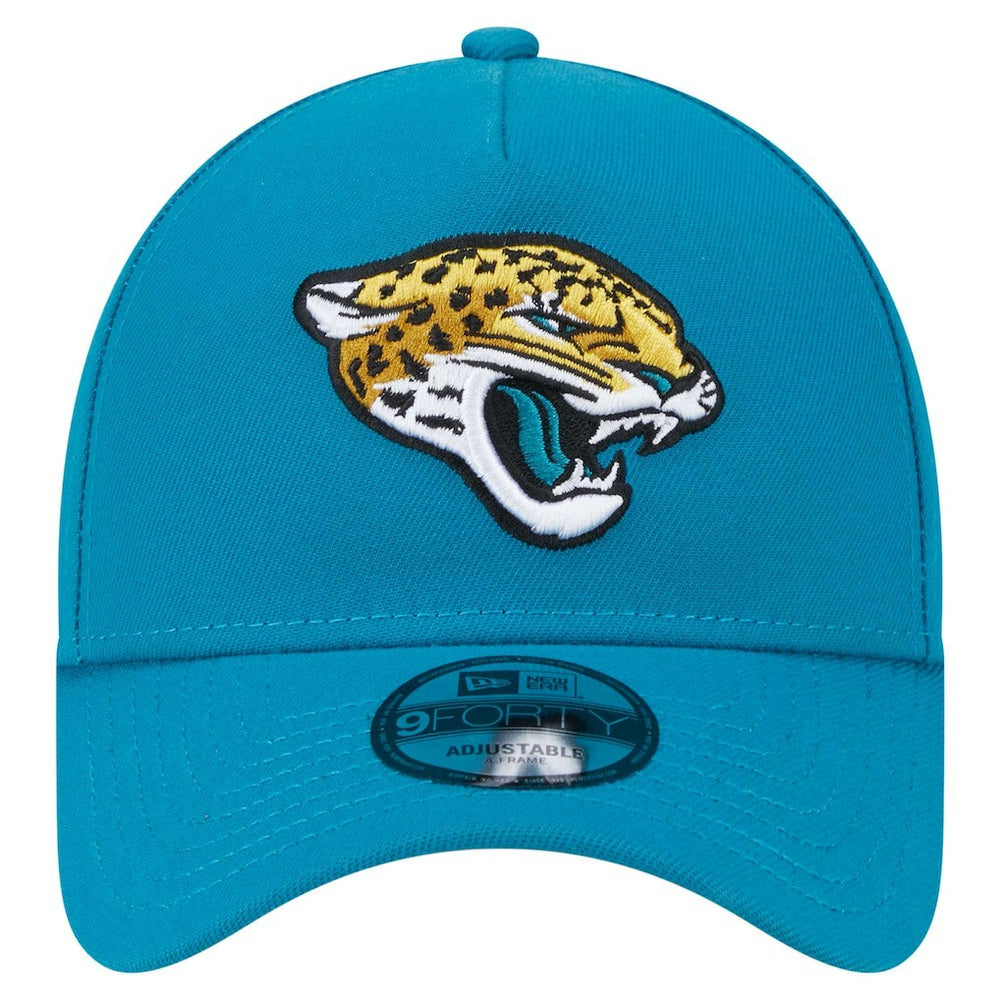 Jacksonville Jaguars New Era A-Frame 9FORTY Adjustable Hat - Teal - NFL