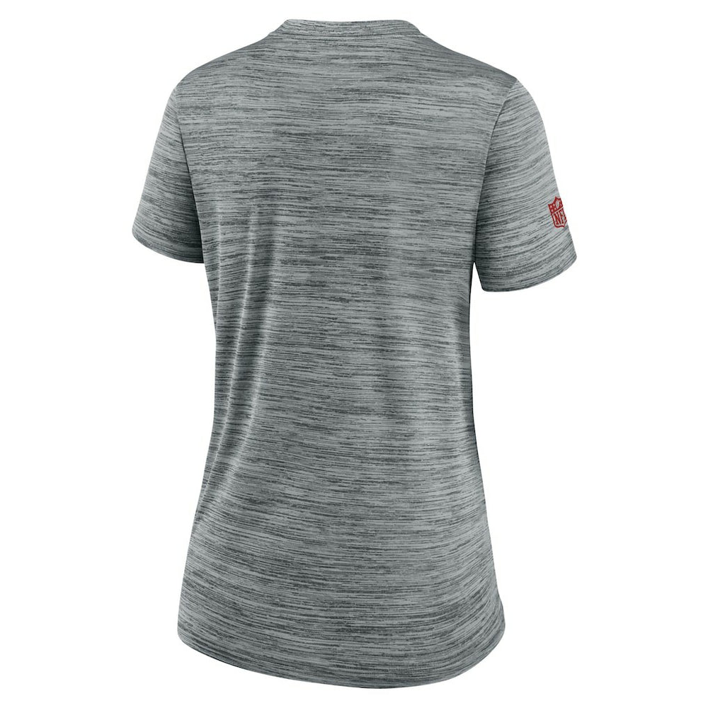 Kansas City Chiefs Women's Sideline Velocity Dri-FIT T-Shirt - Gray - Nike