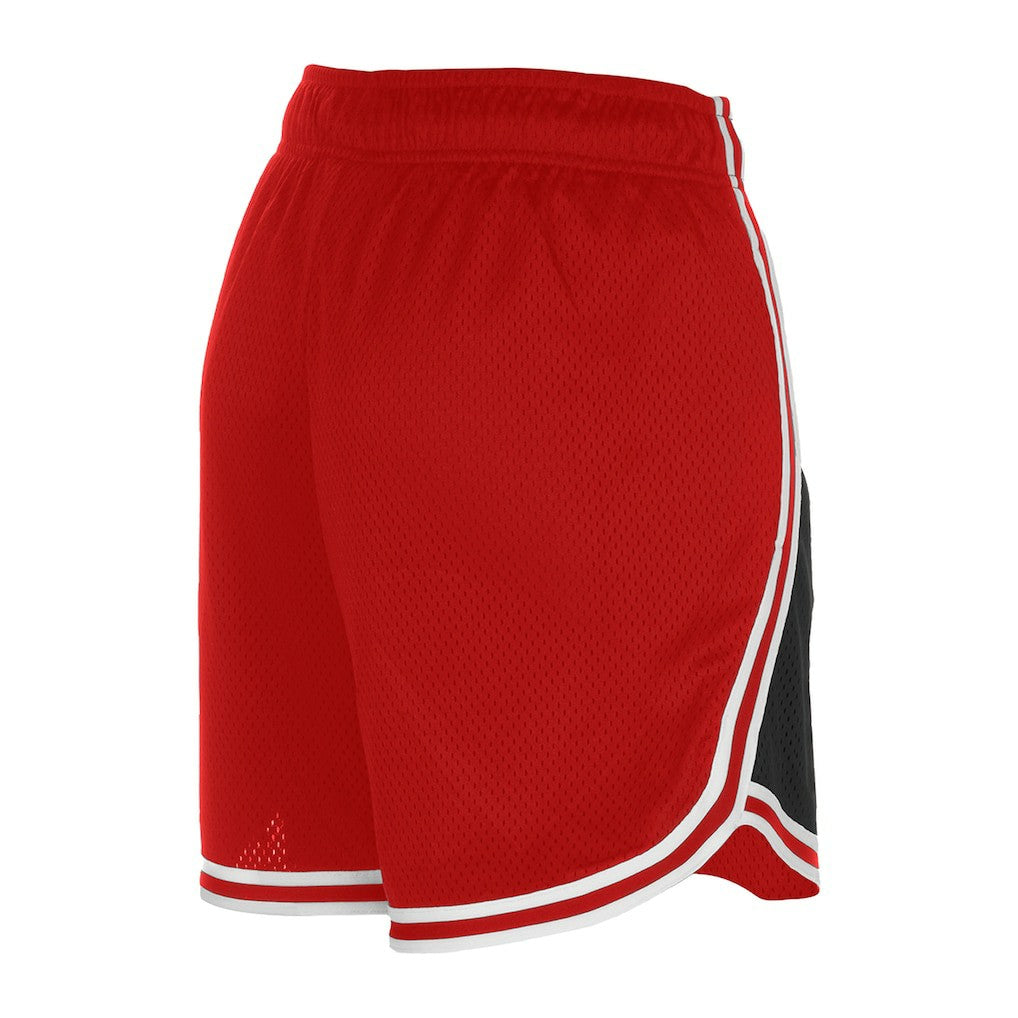 Kansas City Chiefs New Era Women's Sport Classics Mesh Shorts - Black/Red - NFL