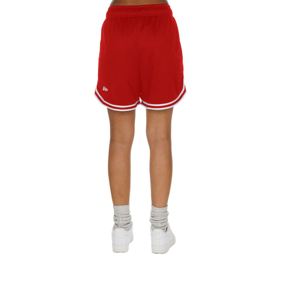 Kansas City Chiefs New Era Women's Sport Classics Mesh Shorts - Black/Red - NFL