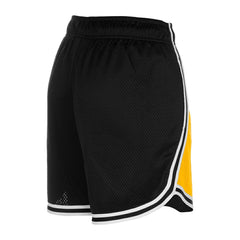 Pittsburgh Steelers New Era Women's Sport Classics Mesh Shorts - Gold/Black - NFL