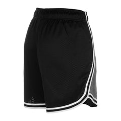 Las Vegas Raiders New Era Women's Sport Classics Mesh Shorts - Silver/Black - NFL