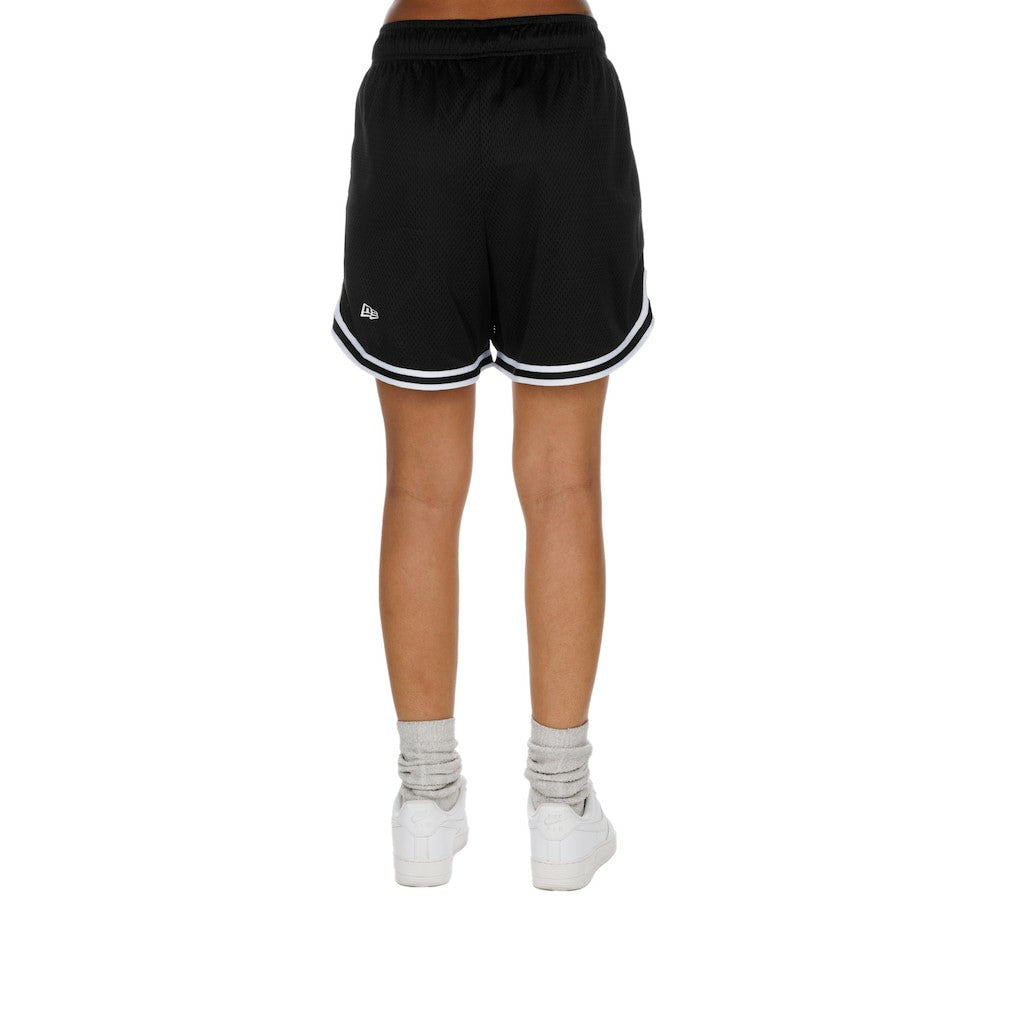 Las Vegas Raiders New Era Women's Sport Classics Mesh Shorts - Silver/Black - NFL