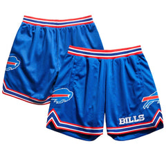 Buffalo Bills Chalk Line Court Shorts - Royal/Red - NFL