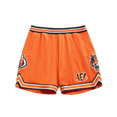Cincinnati Bengals Chalk Line Court Shorts - Orange/Black - NFL