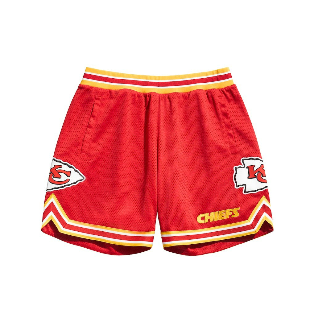 Kansas City Chiefs Chalk Line Court Shorts - Red/Gold - NFL
