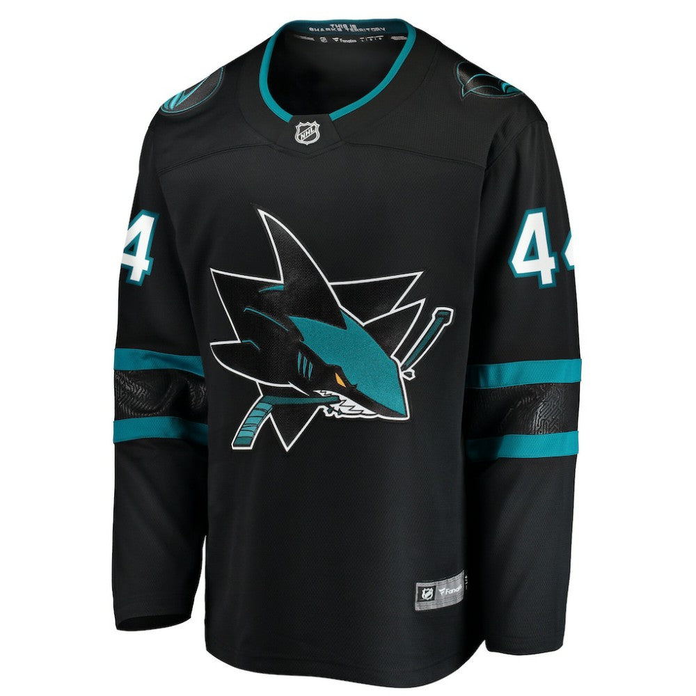 Marc-Edouard Vlasic San Jose Sharks Fanatics Breakaway Jersey - Black | Fanatics Clearance