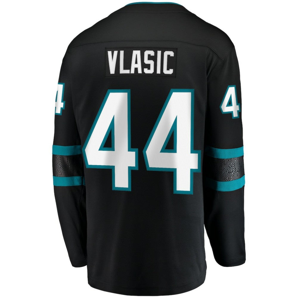 Marc-Edouard Vlasic San Jose Sharks Fanatics Breakaway Jersey - Black | Fanatics Clearance