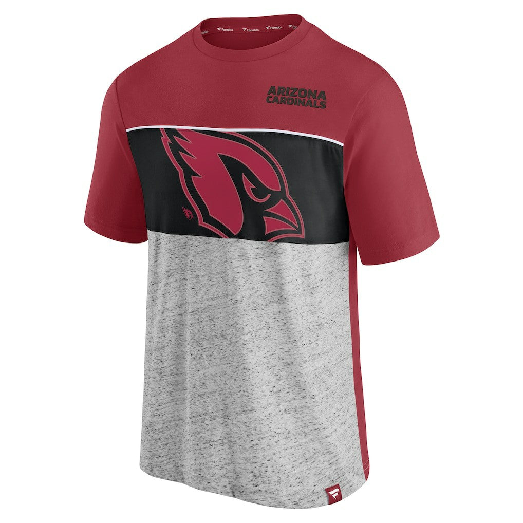 Arizona Cardinals Colorblock T-Shirt - Cardinal - Fanatics
