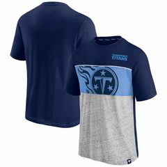 Tennessee Titans Colorblock T-Shirt - Navy - Fanatics