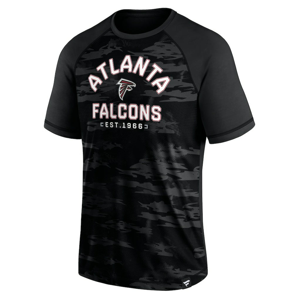 Atlanta Falcons Hail Mary Raglan T-Shirt - Black - Fanatics