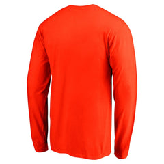 Cleveland Browns Team Arc Knockout Long Sleeve T-Shirt - Orange - Fanatics